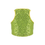 4giveness Kids Top in Pailettes Verde per Bambine