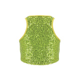 4giveness Kids Top in Pailettes Verde per Bambine