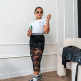 Patrizia Pepe White T-shirt with Print for Girls