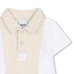 Boss Kids Tutina Bianco/Beige per Neonati