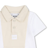 Boss Kids Tutina Bianco/Beige per Neonati