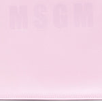 MSGM Kids Borsa Tote Rosa con Stampa per Bambine (dettaglio)
