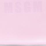 MSGM Kids Borsa Tote Rosa con Stampa per Bambine (dettaglio)