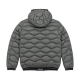 Blauer Kids Piumino con cappuccio grigio per Bambini