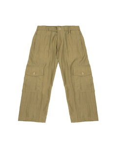I'M Brian Kids Pantalone Khaki con Tasche Cargo per Bambini
