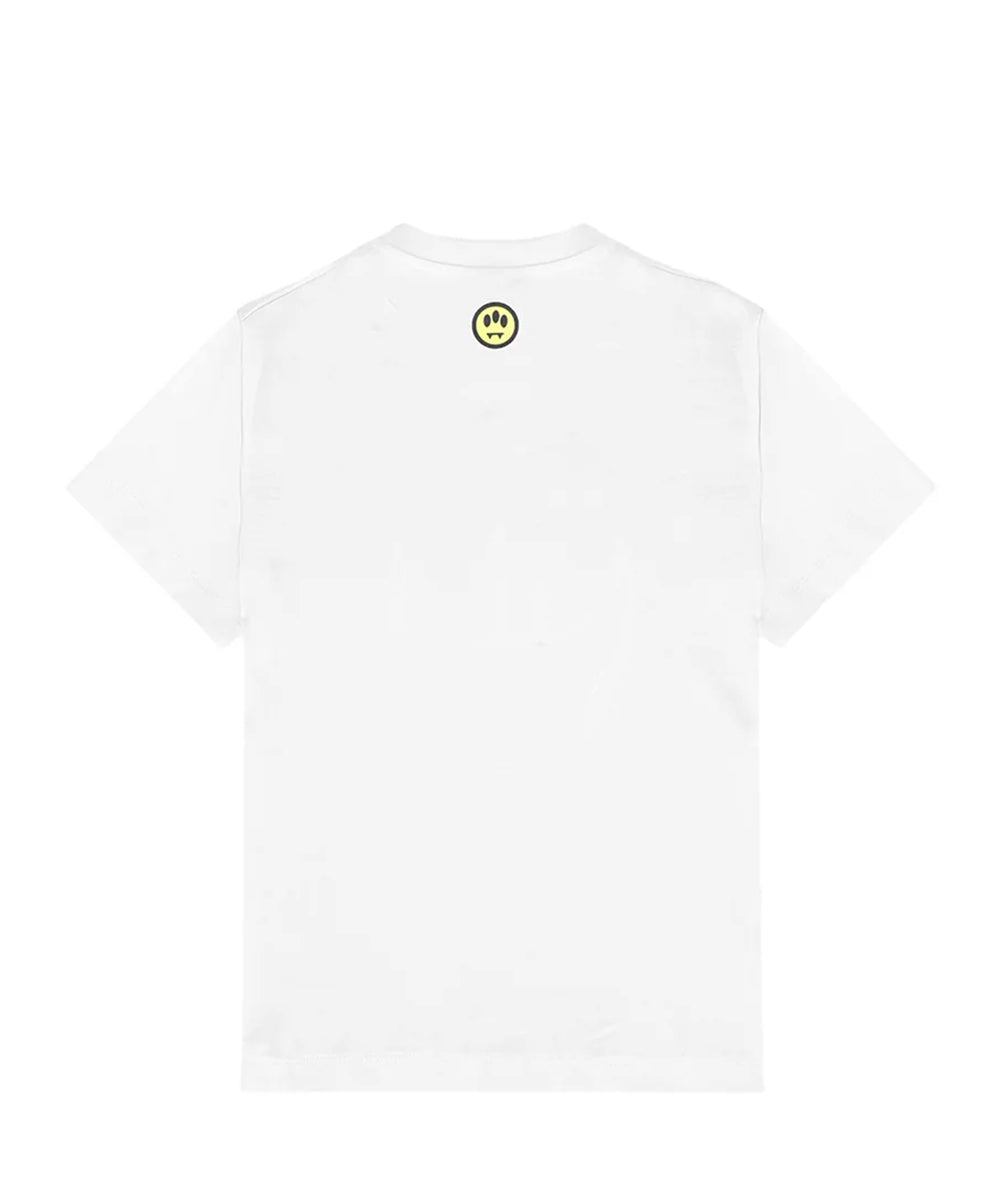 Barrow Kids T-Shirt Bianca con Stampa Teddy per Bambini