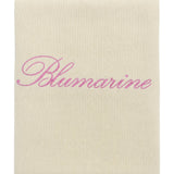 Blumarine Kids Copertina ricamata panna e rosa