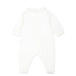 Moschino Kids Tutina Panna con Stampa Logo Teddy Bear per Neonati (retro)