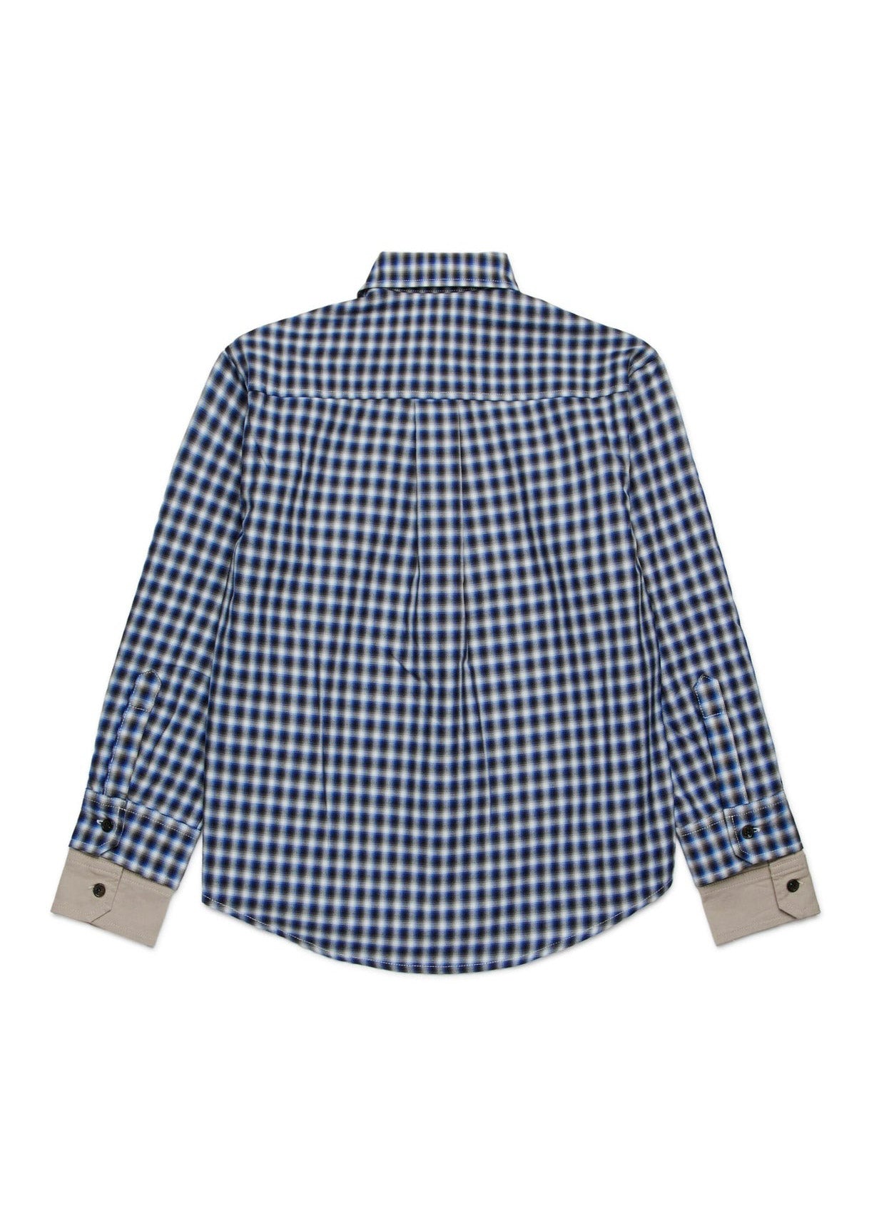 Dsquared2 Kids Camicia a Quadri con Logo (retro)