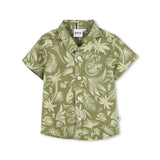 Boss Kids Camicia Verde per Neonati