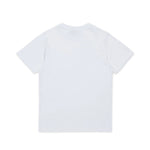 N21 Kids T-shirt Bianca Girocollo con Stampa Logo con Motivo Galassia per Bambini