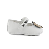 Moschino Kids Scarpette con Logo Teddy per Neonate