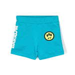 Barrow Kids Short Turchese con Stampa Logo fronte