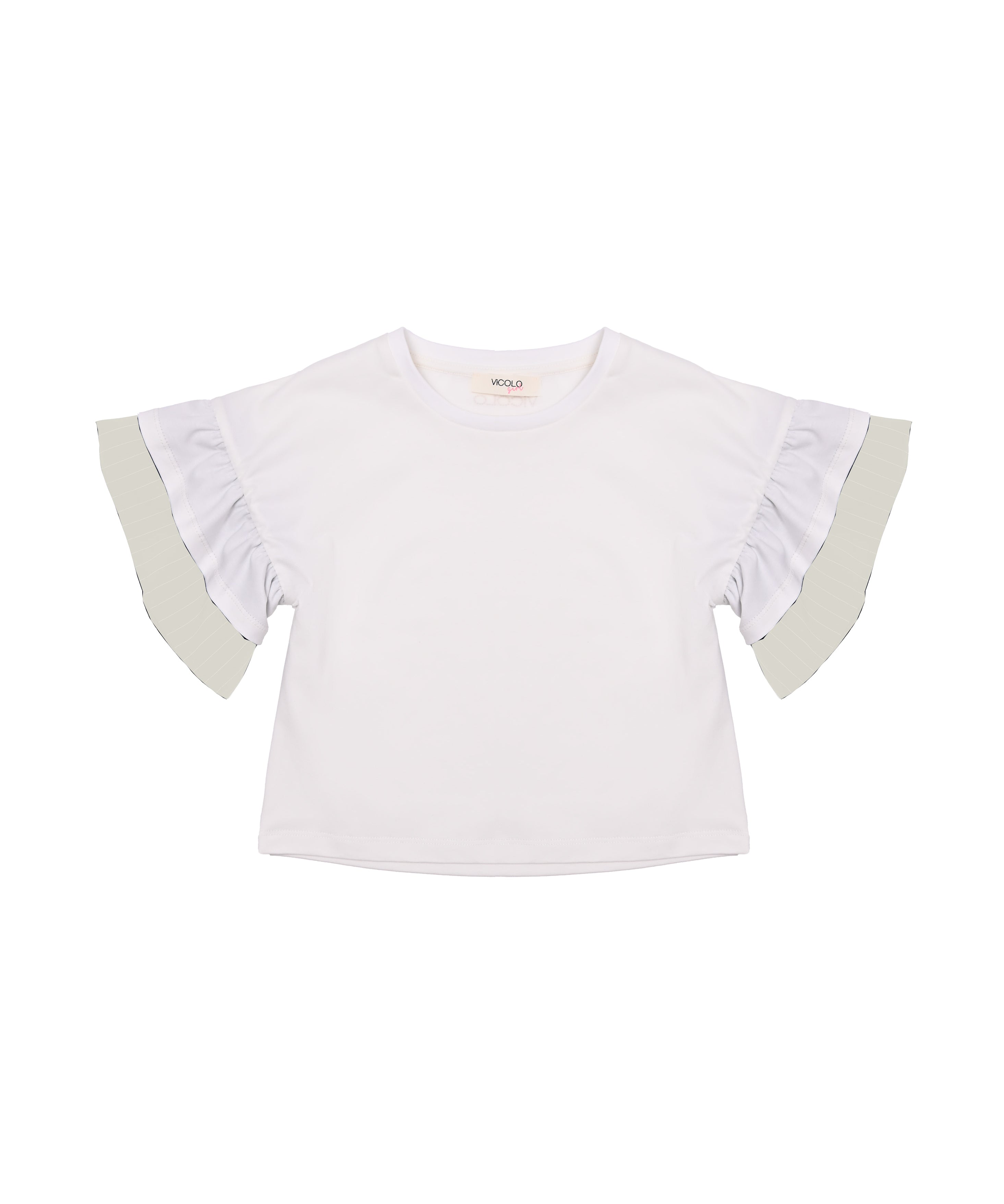 Vicolo Kids T-Shirt Panna/Vaniglia per Bambine