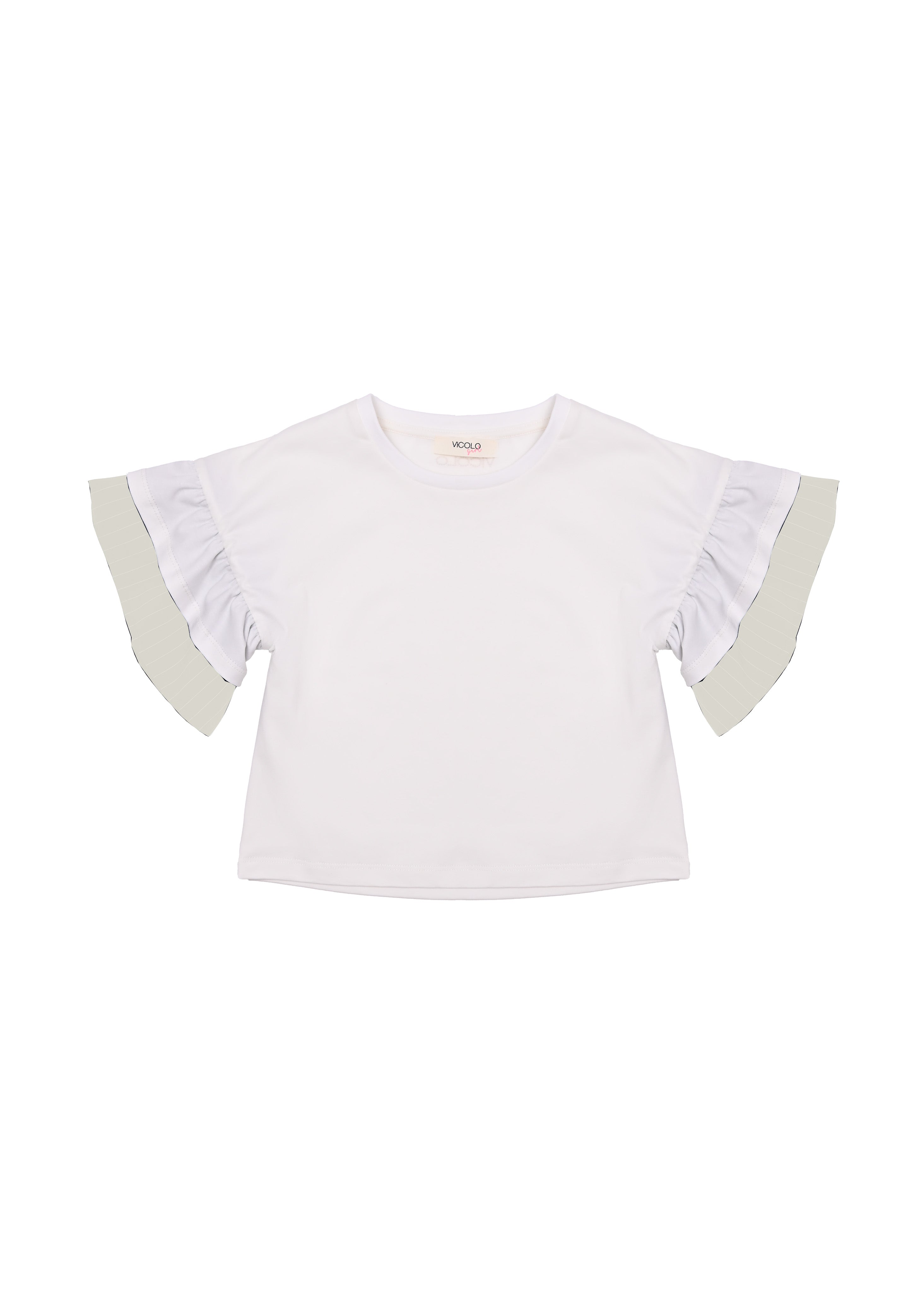 Vicolo Kids T-Shirt Panna/Vaniglia per Bambine