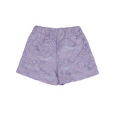 Blumarine Kids Bermuda Lilla Chiaro con Effetto Pizzo Floreale per Neonate