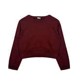 Gcds Kids FElpa Bordeaux Cropped  e Stampa Retro per Bambine