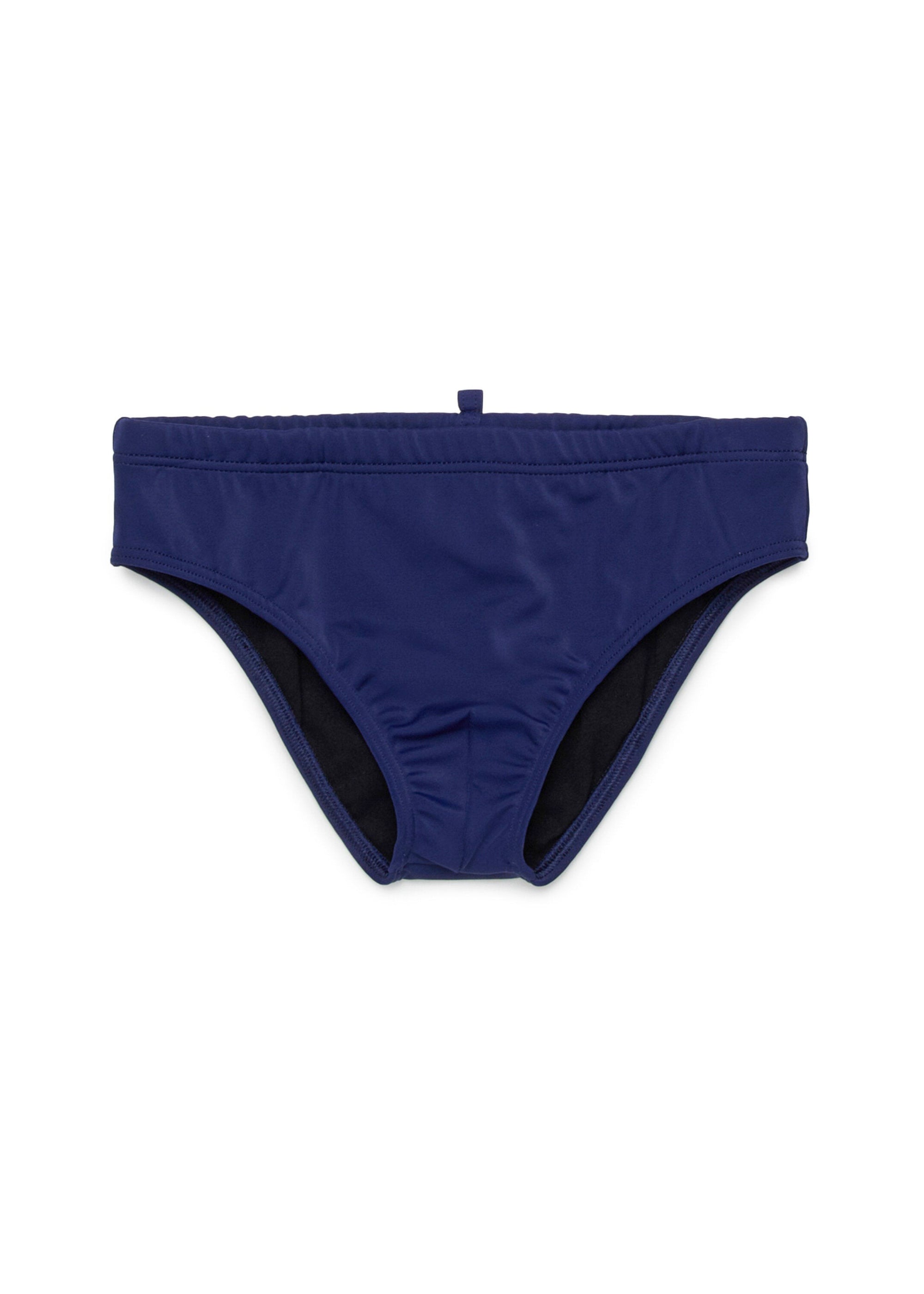 Dsquared2 Kids Costume Slip Blu con Stampa per Bambini