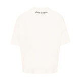 Palm Angels Kids T-Shirt Cocco con Logo per Bambini