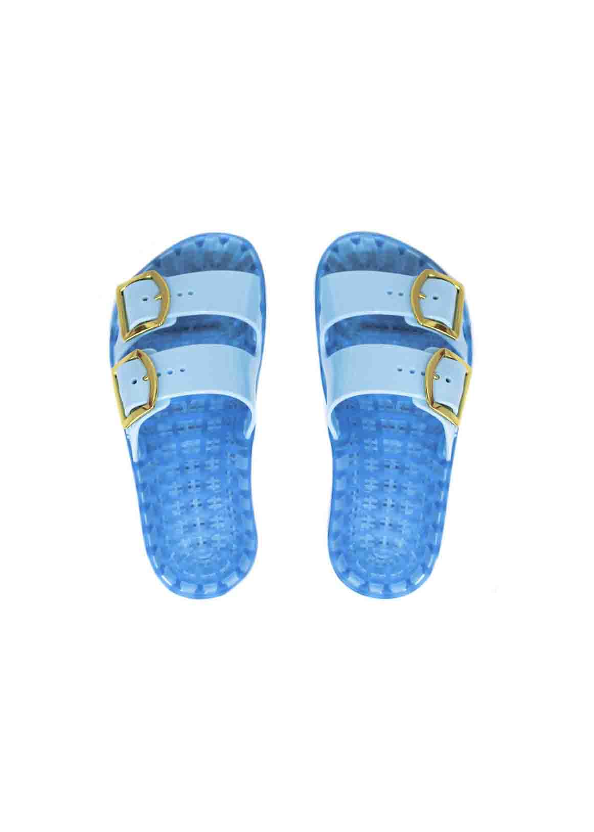Sensi Kids Flamingo Sandalo Celeste Doppia Fascia per Bambine
