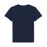 Lacoste Kids T-Shirt Blu Navy con Logo per Bambini