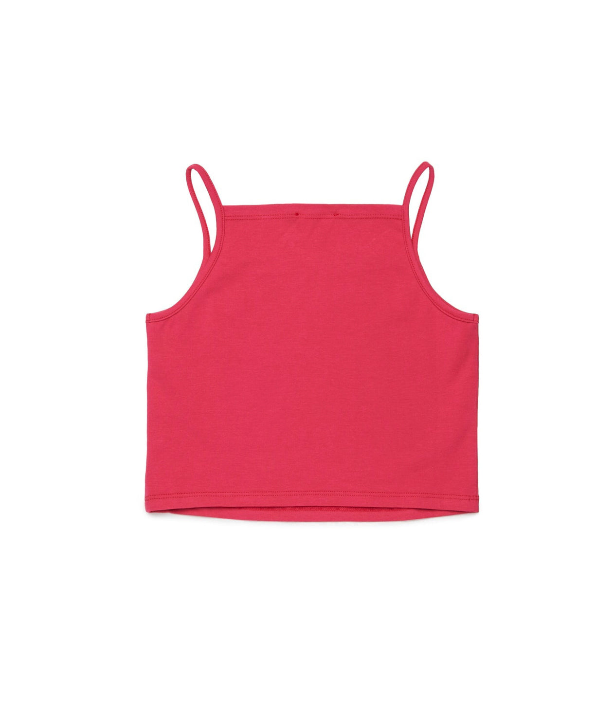 Diesel Kids Top Fucsia con Sparkling Oval D per Bambine