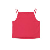 Diesel Kids Top Fucsia con Sparkling Oval D per Bambine