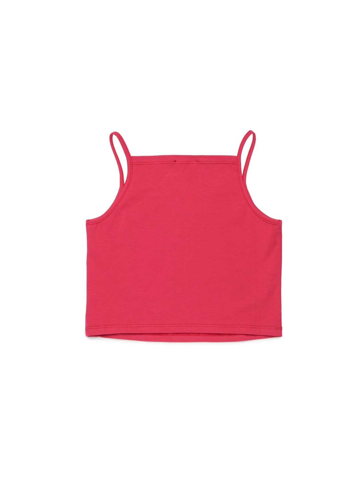 Diesel Kids Top Fucsia con Sparkling Oval D per Bambine