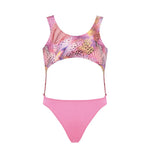 4Giveness Kids Costume Intero Fantasia Pink Butterfly per Bambine