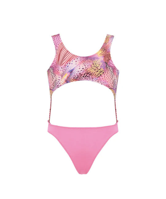 4Giveness Kids Costume Intero Fantasia Pink Butterfly per Bambine