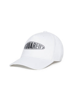 Dsquared2 Kids Berretto Bianco con Logo
