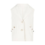 Odi Et Amo Gilet Panna per Bambine