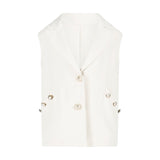 Odi Et Amo Gilet Panna per Bambine