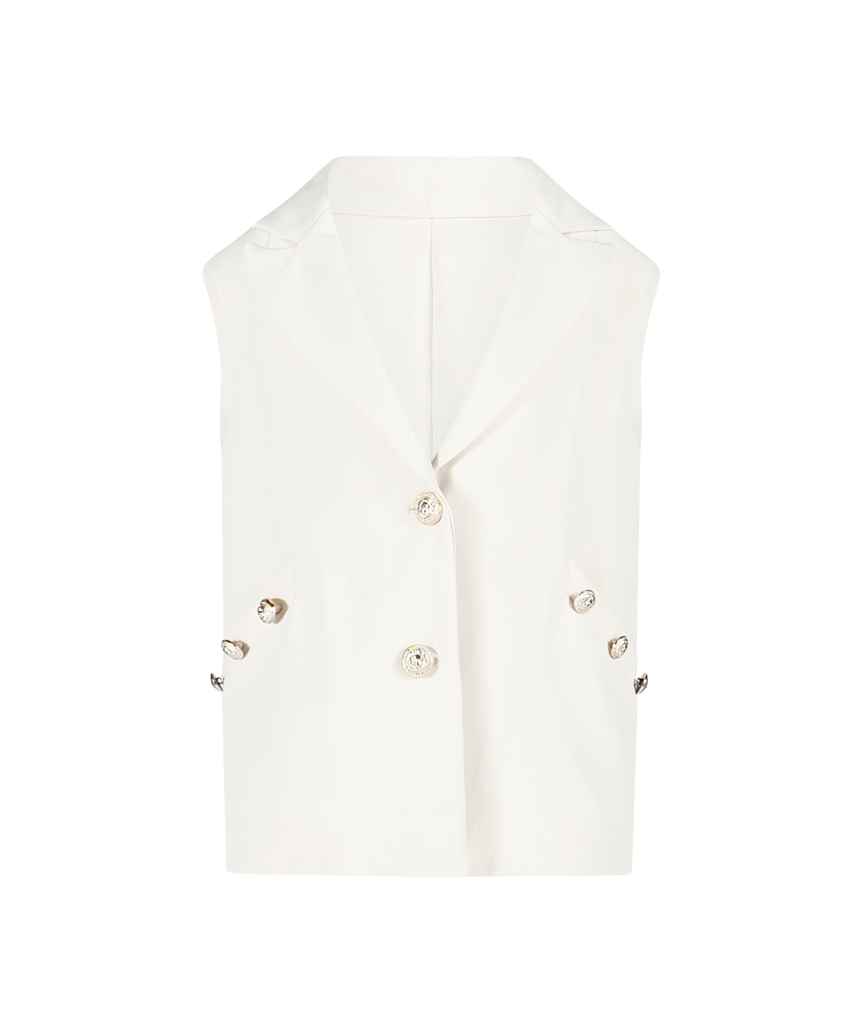 Odi Et Amo Gilet Panna per Bambine