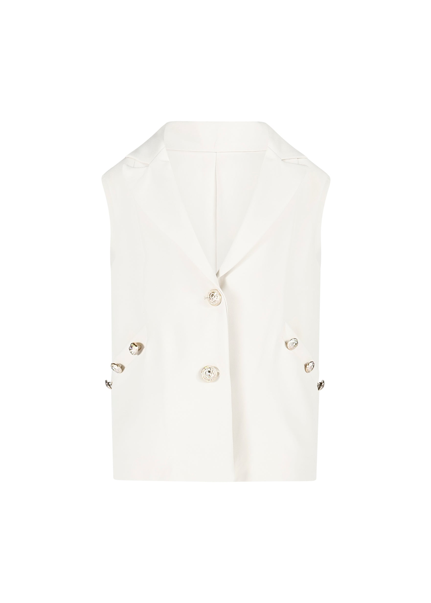 Odi Et Amo Gilet Panna per Bambine