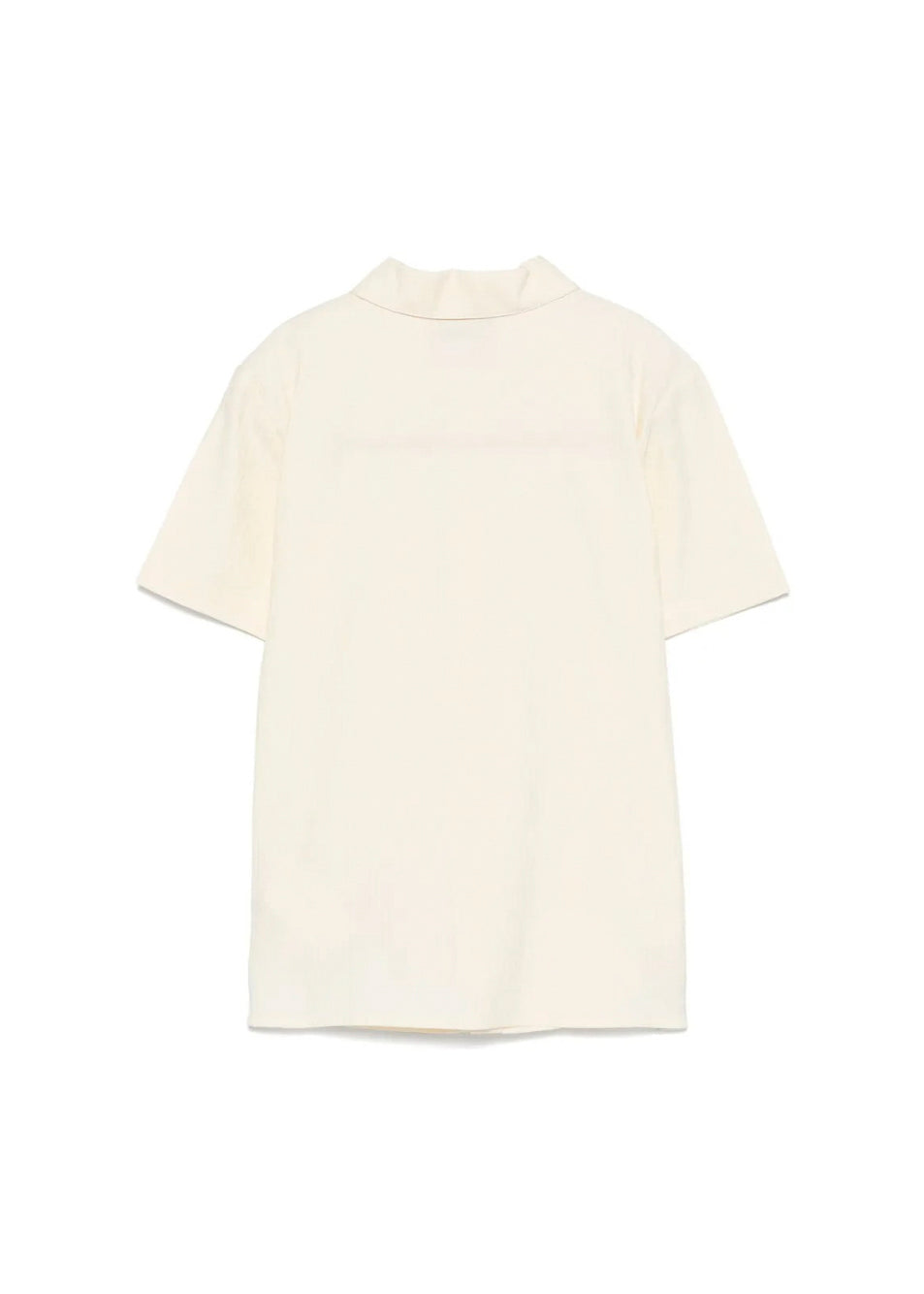 Moschino Kids Camicia Crema con Logo All-over per Bambini (retro)