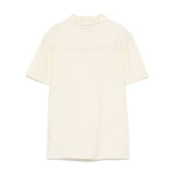 Moschino Kids Camicia Crema con Logo All-over per Bambini (retro)