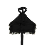 Patrizia Pepe Top Nero con Ruches per Bambine