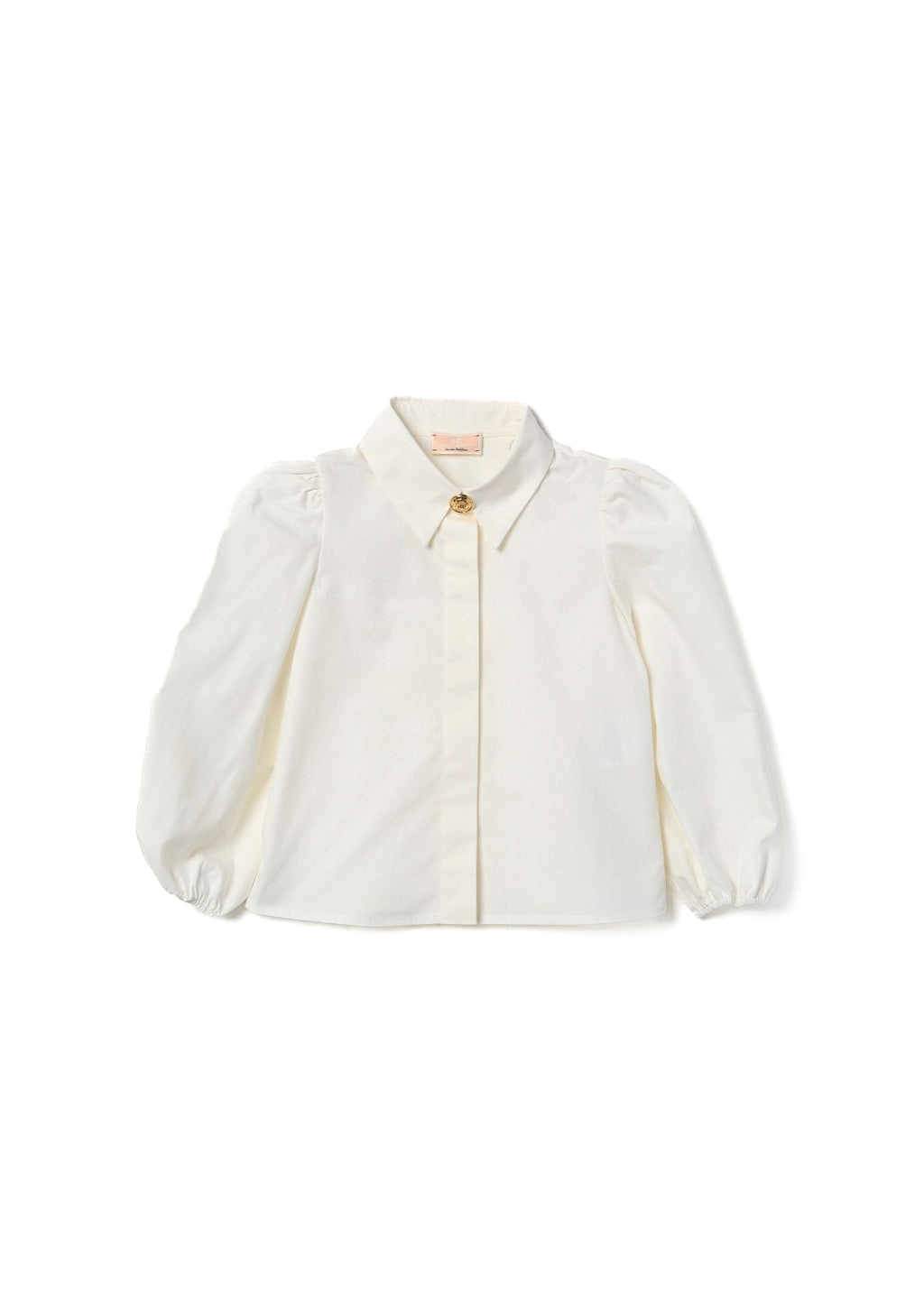 Elisabetta Franchi La Mia Bambina Camicia Panna per Neonate
