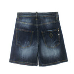 Yes London Bermuda Denim con Strappi per Bambini
