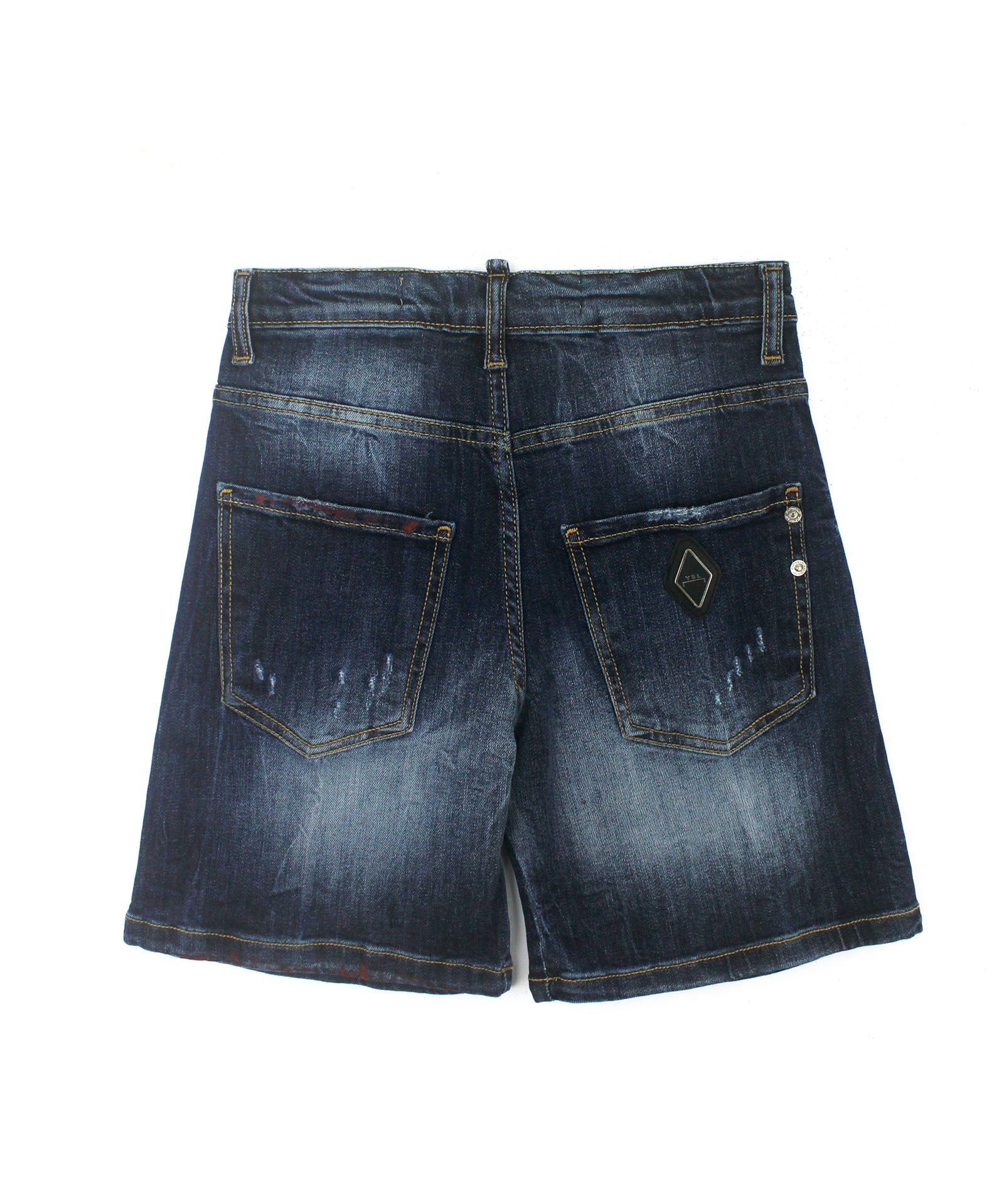 Yes London Bermuda Denim con Strappi per Bambini