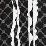 Elisabetta Franchi La Mia Bambina Camicia con Ruches Nero/Avorio per Bambine