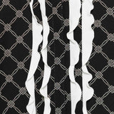 Elisabetta Franchi La Mia Bambina Camicia con Ruches Nero/Avorio per Bambine