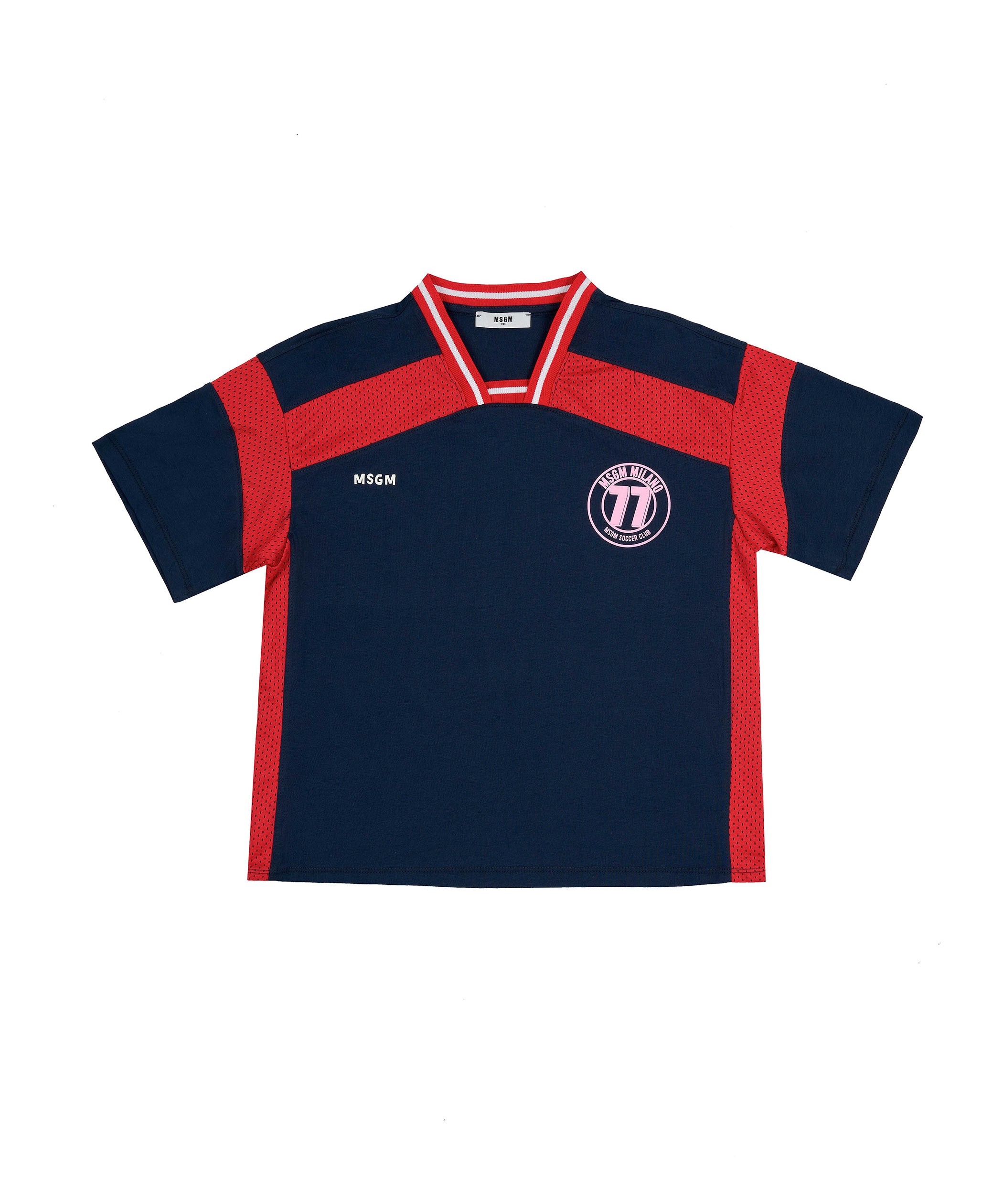 MSGM Kids T-shirt Blu Sport Per Bambine