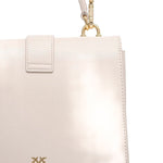 Pinko Kids Borsa a Tracolla Crema con Borchie per Bambine (retro)