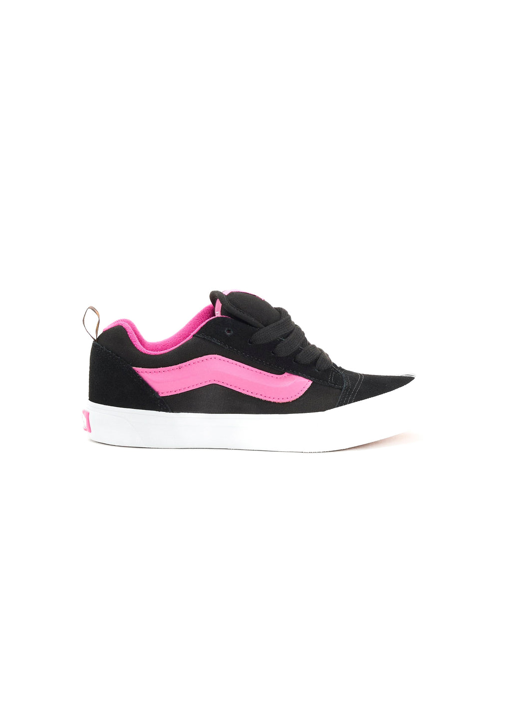 Vans Kids Knu Skool Nero/Fucsia per Bambine