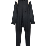 Dsquared2 Kids Tuta Nera Maniche Lunghe per Bambina