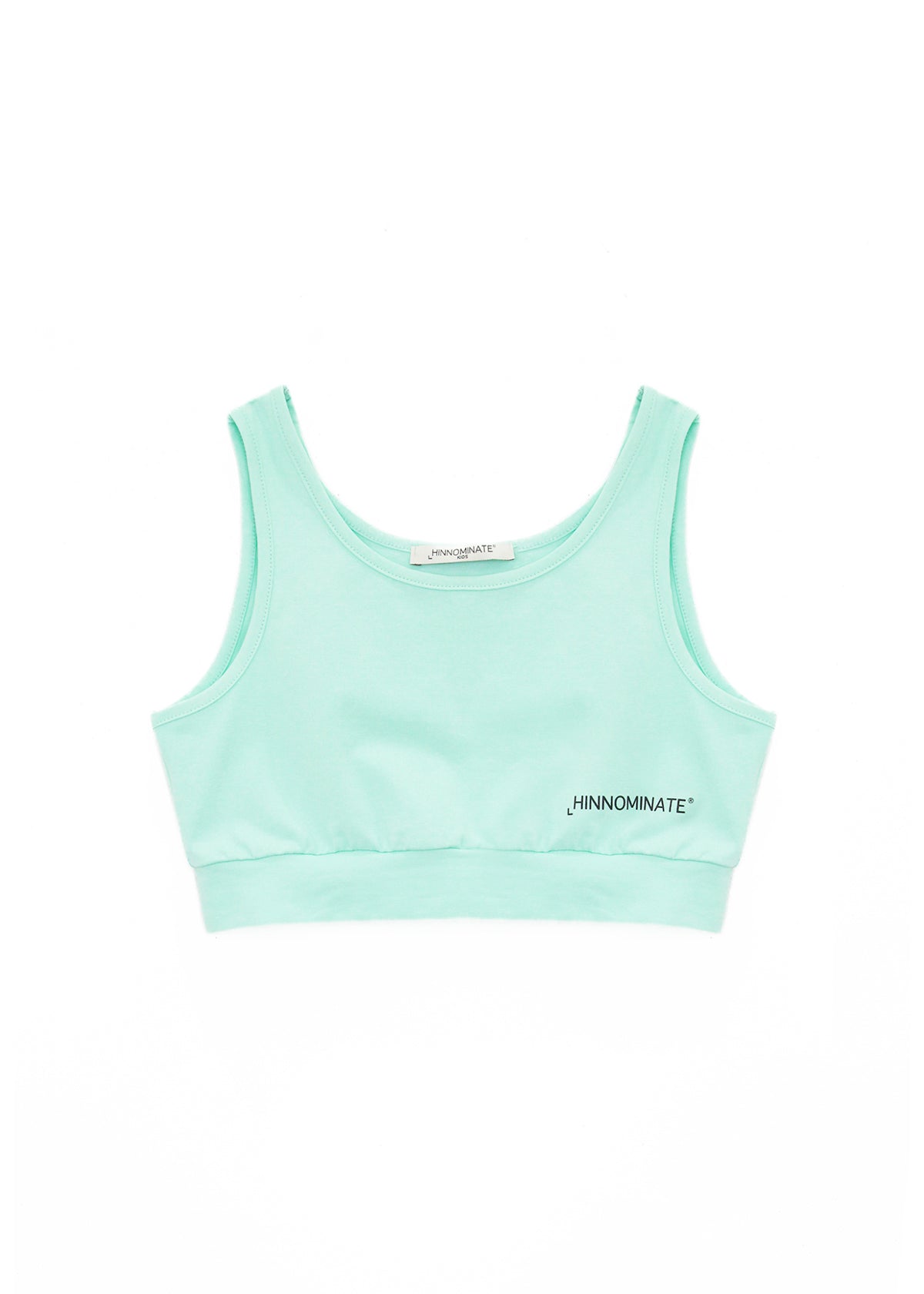 Hinnominate Kids Top Crop Verde con Logo