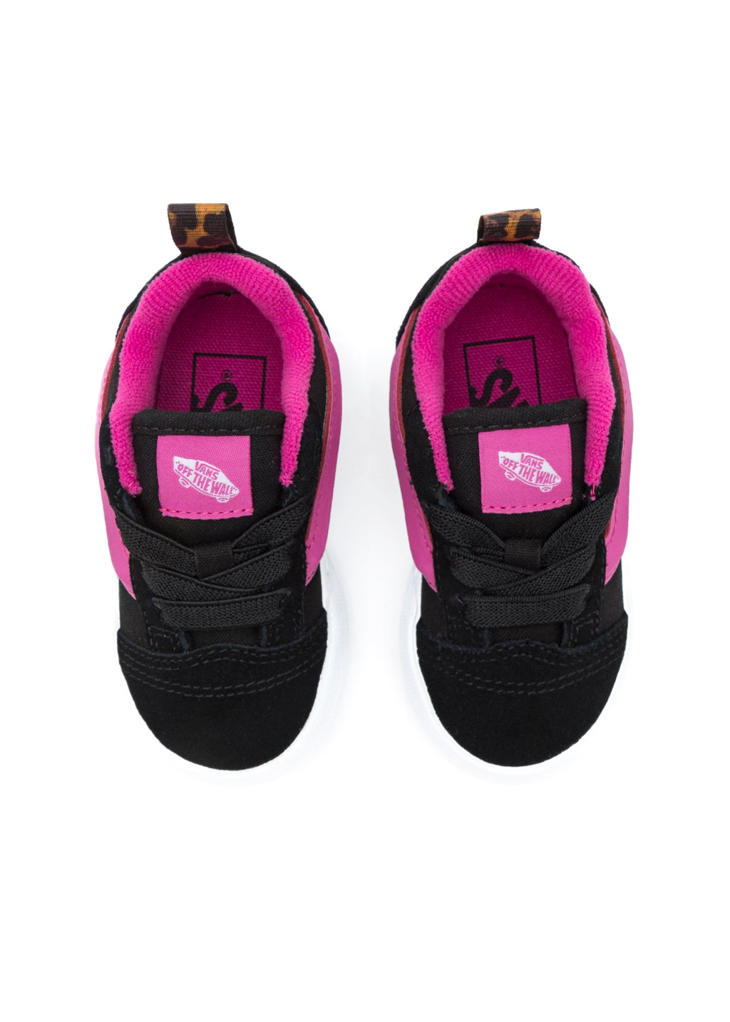 Vans Kids Knu Skool Nero/Fucsia per Neonate