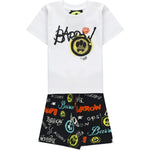 Barrow Kids Completo Bianco e Nero con Stampe per Neonati